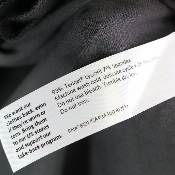 Eileen Fisher Stretch Jersey Knit Jewel Neck Dress Grey Size SP - Picture 5 of 7